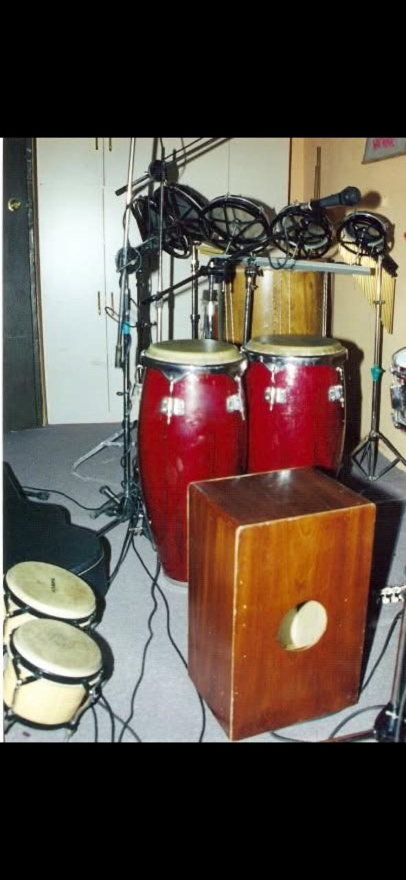 Instrumentos de percusión del archivo musical.